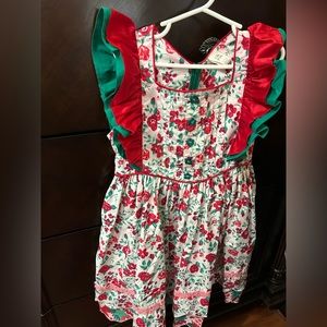 Wild flowers dress Christmas dress